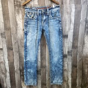 Mammut Straight Leg Denim Mens Jeans Thick Stitch 31X31